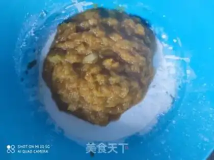 Make Pumpkin rice cake step 5