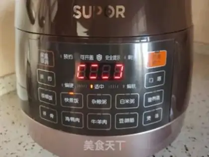 Make Steam rice step 3