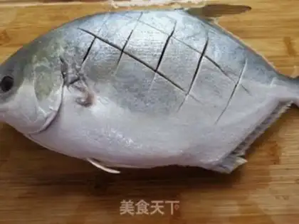 Make Red-burned even fish step 1
