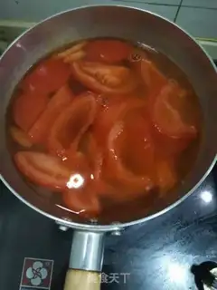 Make Tomato cheese and egg soup step 2