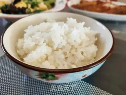 Make Steam rice step 7