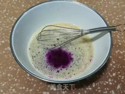 Make Flamingo waffles step 2