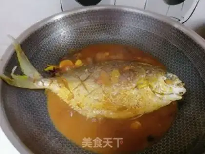 Make Red-burned even fish step 11