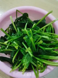 Make Spinach egg soup step 0