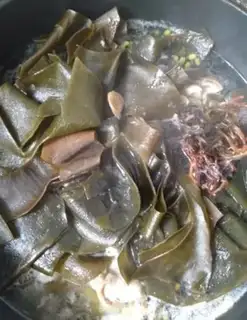 Make A casserole pig hoof soup step 6