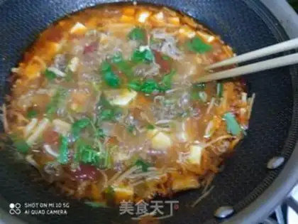 Make Tomato tofu fat cow soup step 8