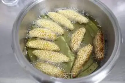 Make Pumpkin rice snack step 14
