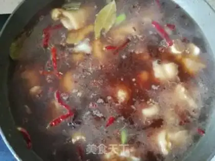 Make Red burning pig hoof step 14