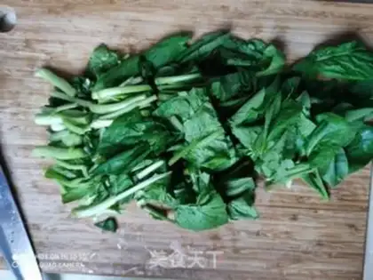 Make Garlic cabbage step 1