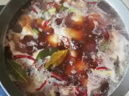 Make Red burning pig hoof step 16