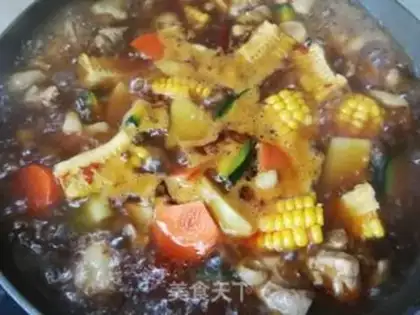Make Chicken leg and stew step 17