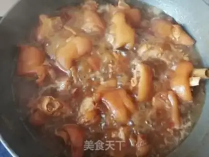 Make Red burning pig hoof step 19