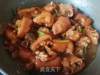 Make Red burning pig hoof step 21