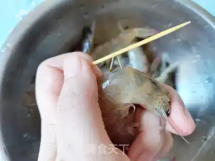 Make Air fryed pepper shrimp step 2