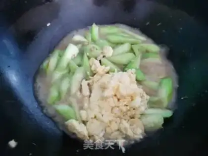 Make Smelt fried eggs step 5
