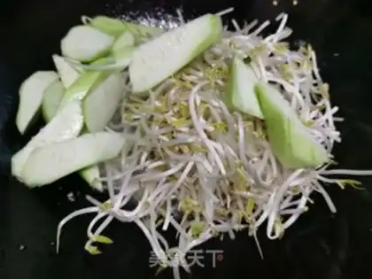 Make Smelt bean sprouts step 3
