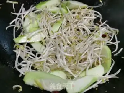 Make Smelt bean sprouts step 4