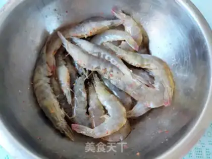 Make Air fryed pepper shrimp step 8