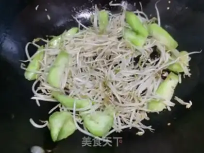 Make Smelt bean sprouts step 5