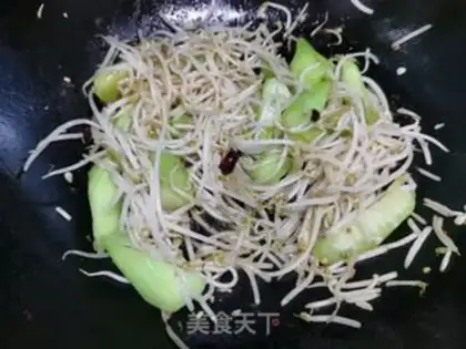 Make Smelt bean sprouts step 6