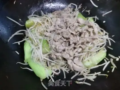 Make Smelt bean sprouts step 7