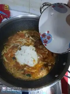 Make The potion soup mushroom soup step 9