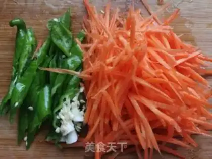 Make Carrot mushrooms, kerosene step 0