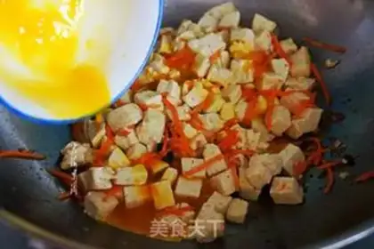 Make Tofu fried eggs step 7