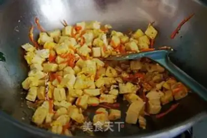 Make Tofu fried eggs step 8