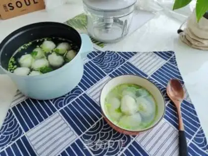 Make Fishball soup step 4