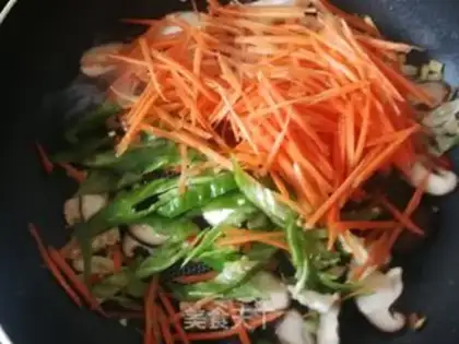 Make Carrot mushrooms, kerosene step 5