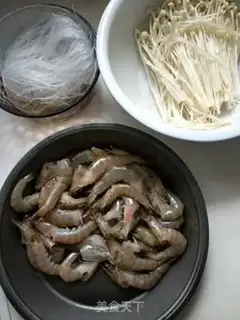 Make Garlic fan shrimp step 0