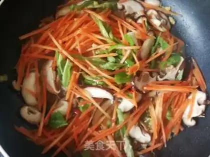 Make Carrot mushrooms, kerosene step 6