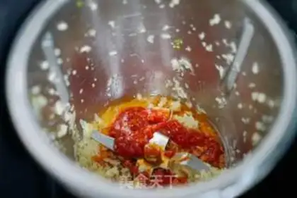 Make Garlic fan steamed oatmeal step 4
