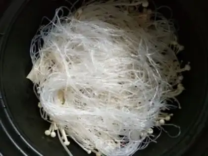 Make Garlic fan shrimp step 2