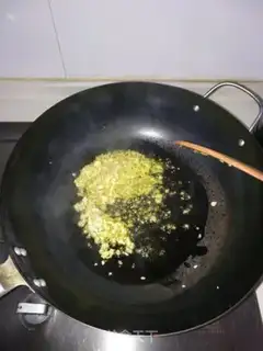 Make Garlic fan shrimp step 5