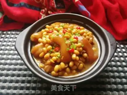 Make Pig hoof and soybeans step 24