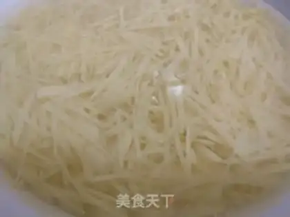 Make Potato silk step 1