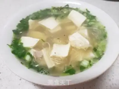 Make Pink tofu soup step 5