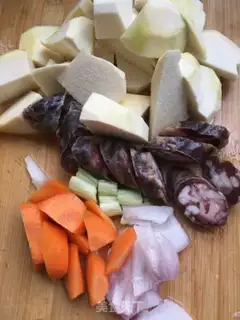 Make Potato sausage step 0