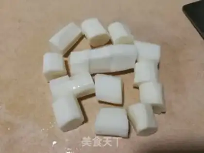 Make Potato mountain bean milk step 1