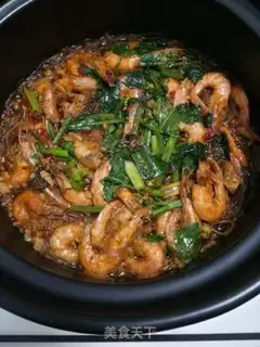 Make Garlic fan shrimp step 12