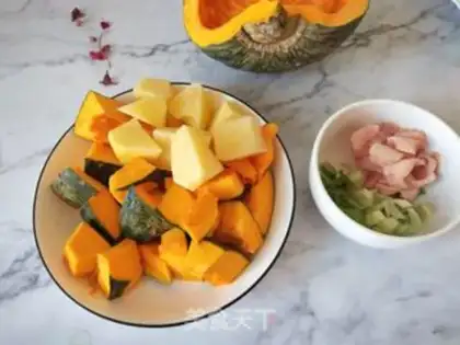 Make Potato stew pumpkin step 0