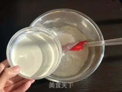 Make Light cream scon step 1