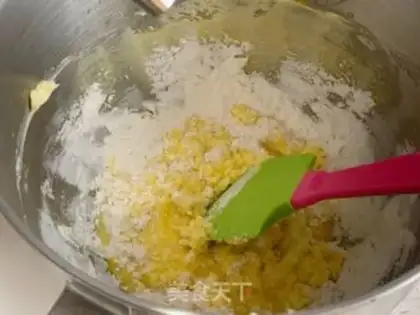 Make Gold coconut ball step 6