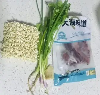Make Squid noodles step 0
