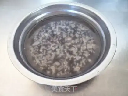 Make Potato and rice congee step 1