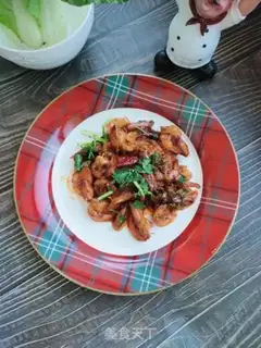 Make Spicy shrimp step 14