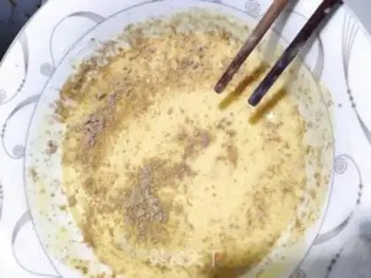 Make Shrimp cake step 3