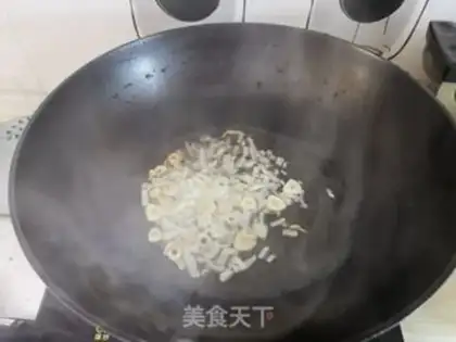 Make Celery lily shrimp step 6
